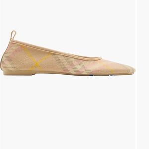 Burberry Baby Check Knit Ballerina Flat (Women)